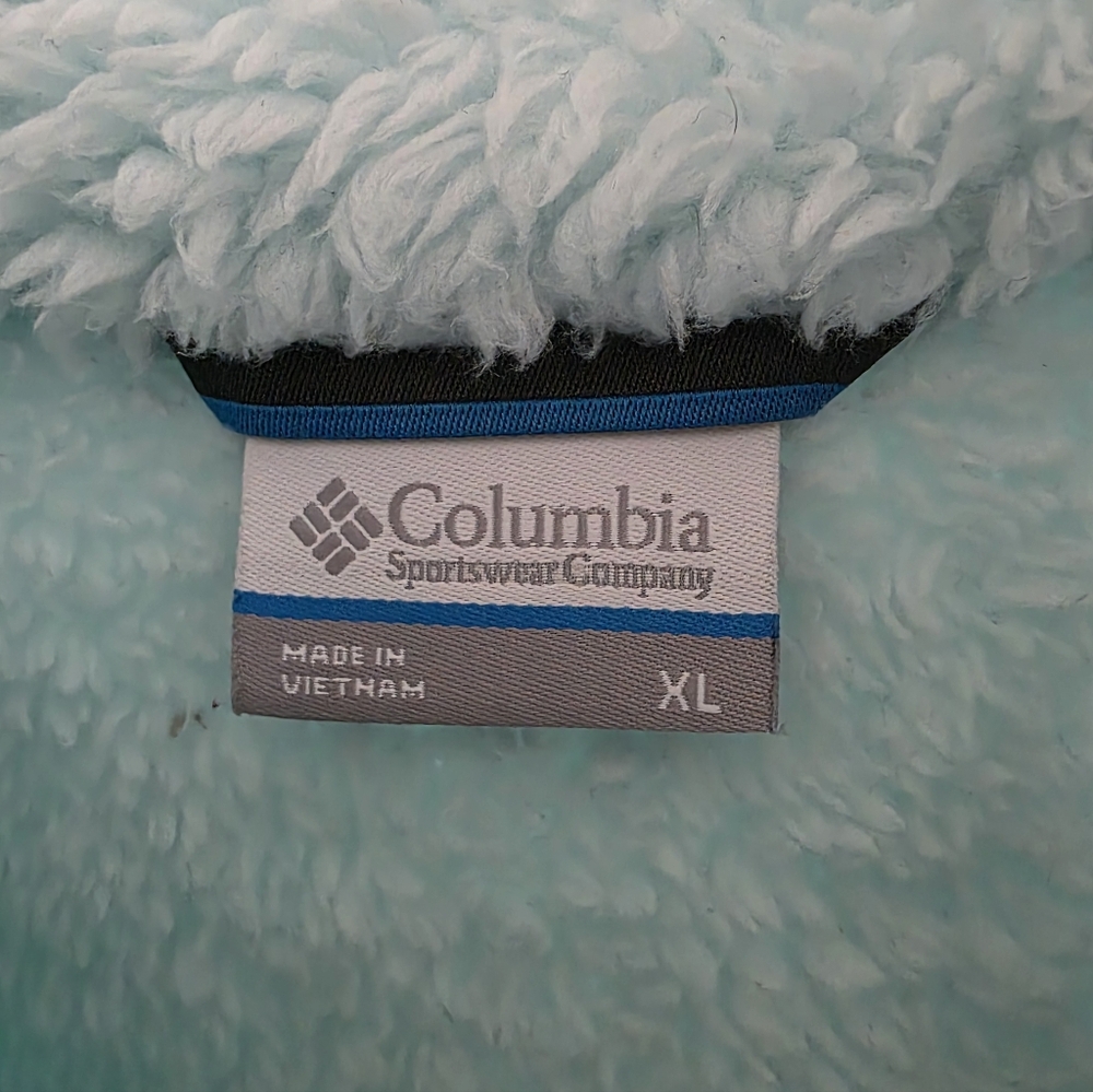 Columbia Fleece Jacket - Mint and Gray - Picture 4 of 6